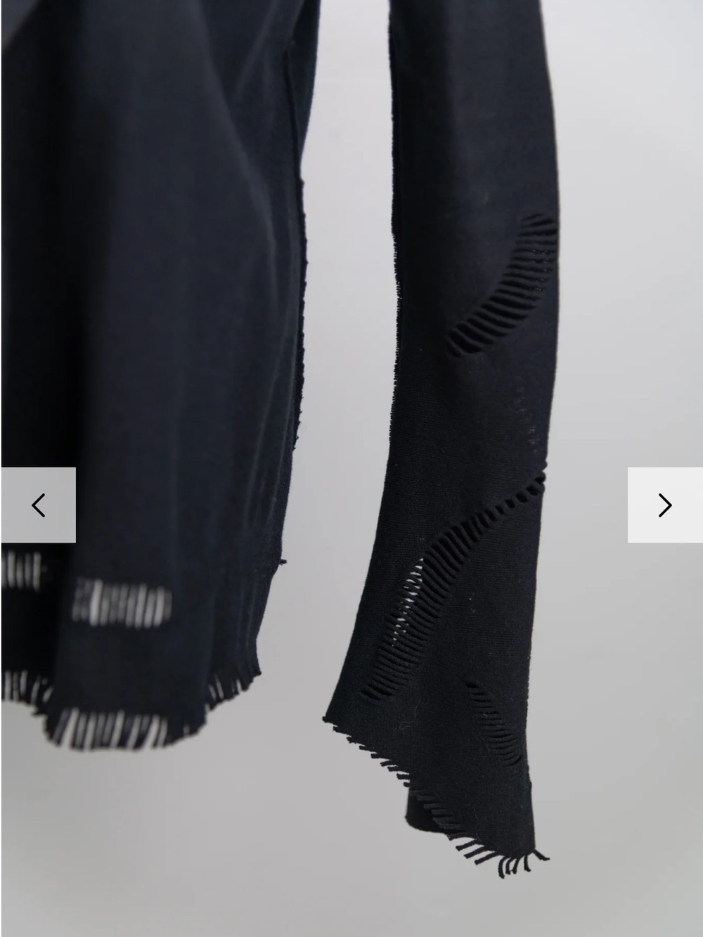 Issey Miyake Black Textured Knit Top - Picture 5 of 7